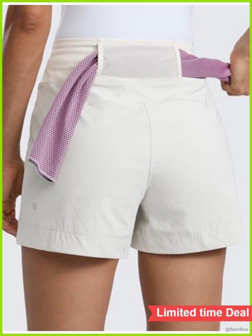 Mid Rise Hiking Shorts 4" Quick-Dry Ripstop Zip Pockets - Picture 3 of 3